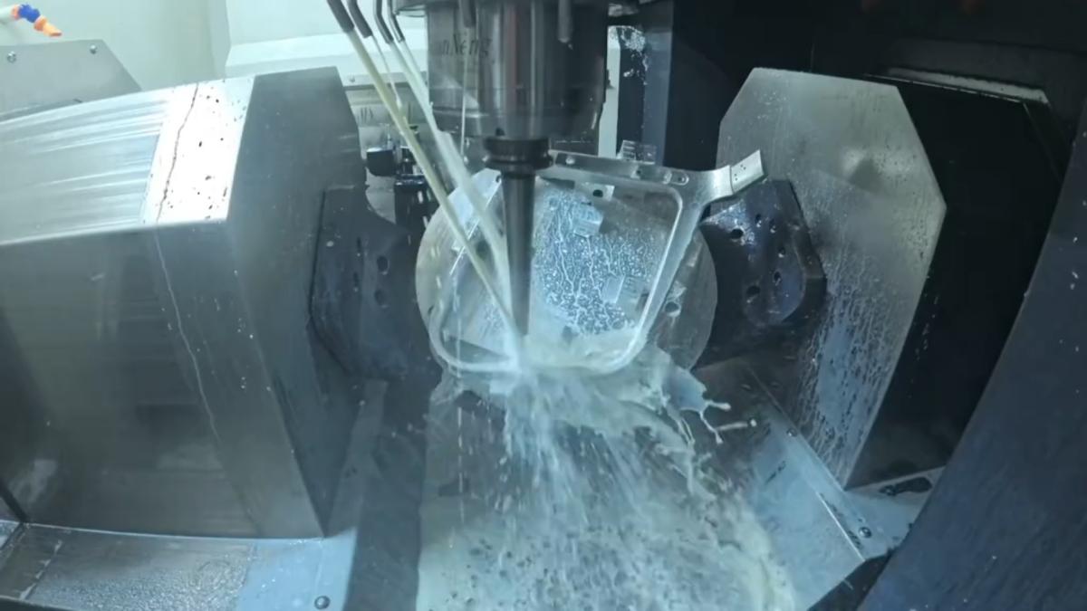 5-Axis Machining component illustration