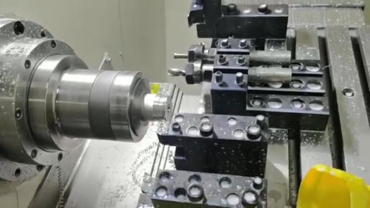 Swiss Turning component illustration